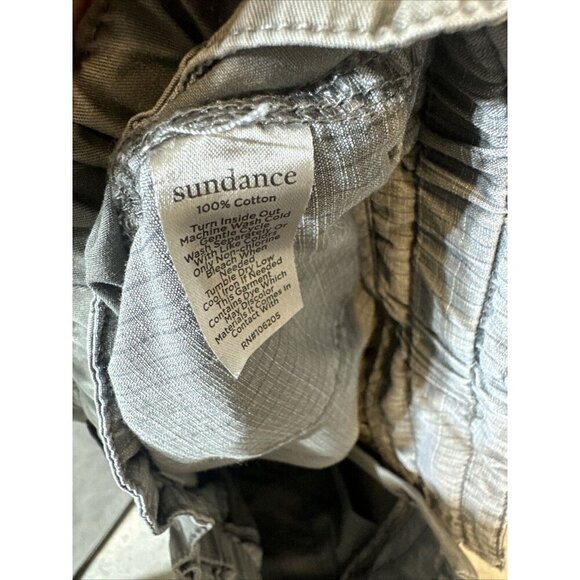 Women’s Sundance Paper bag Waist Pants Gray Size 12 - Picture 8 of 12